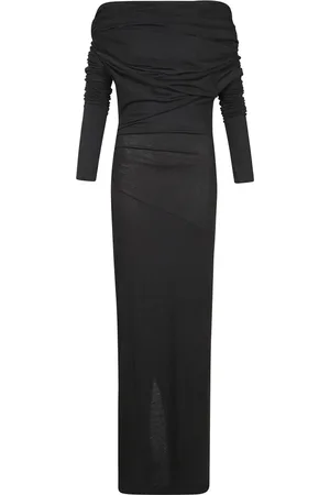 Entire Studios Kleedjes, Dames, Zwart, 2Xs, Elegante Zwarte Jurk voor Vrouwen