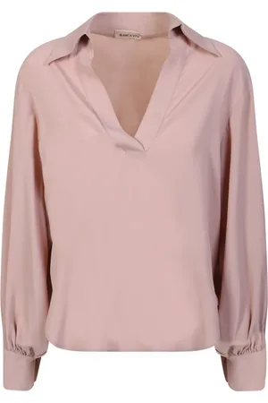 BLANCA Blouses & Shirts, Dames, Roze, S, Roze Zijden Blouse