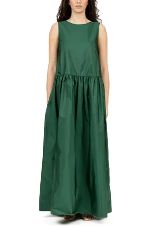 Max Mara Kleedjes, Dames, Groen, L, Stijlvolle Array Jurk