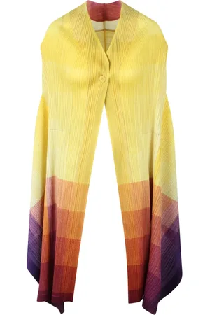 Issey Miyake Jassen, Dames, Veelkleurig, ONE Size, Polyester, Print Photon Vest
