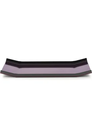 Alessi Interieur, unisex, Veelkleurig, ONE Size, Paars Groen Dienblad, Stijlvol Ontwerp