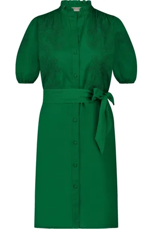 Fabienne Chapot Kleedjes, Dames, Groen, 2Xl, George Dress