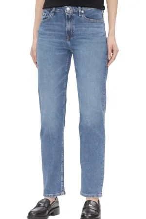 Tommy Hilfiger Jeans, Dames, Blauw, W24, Denim, Klassieke Denim Jeans