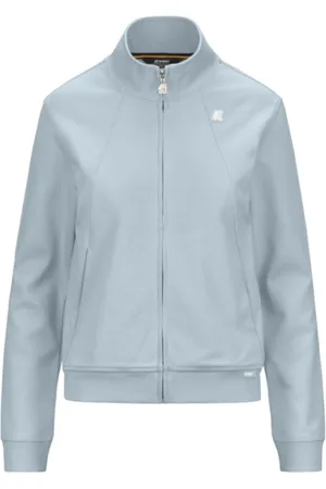 K-Way Sweatshirts & Hoodies, Dames, Blauw, L, Katoen, Celeste High-Neck Sweatshirt