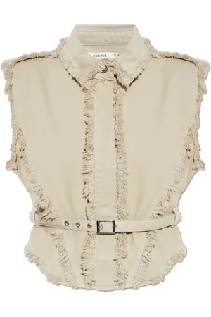 Gestuz Jassen, Dames, , XL, Katoen, Vest Gzcatia