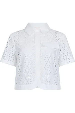 Liu Jo Blouses & Shirts, Dames, Wit, XS, Katoen, Katoenen T-shirt
