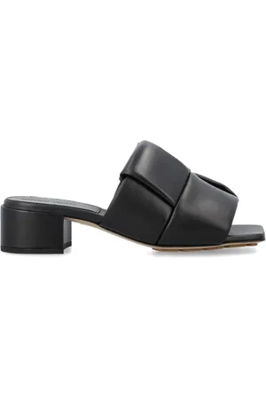 Bottega Veneta Schoenen, Dames, Zwart, 40 EU, Leer, Zwarte Instap Leren Muiltjes