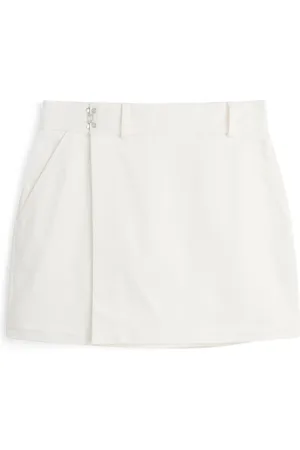 Soulland Rokken, Dames, Wit, 2Xs/Xs, Katoen, Rok