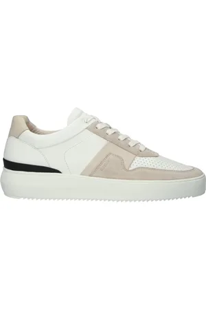 Blackstone Schoenen, Heren, Veelkleurig, 41 EU, Marble Colton - White Sand - Sneaker (low)