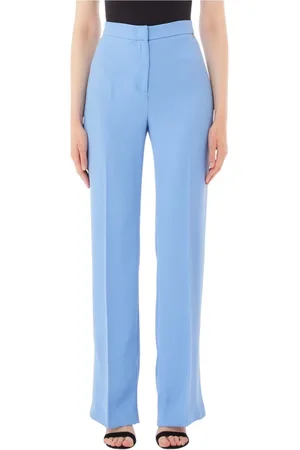 Liu Jo Broeken, Dames, Blauw, S, Stijlvol 100%Pl Mode Accessoire