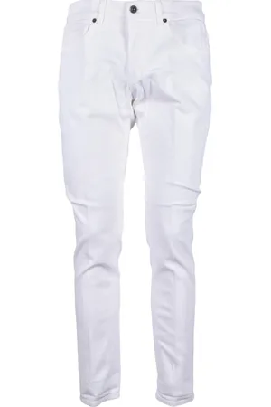 Dondup Jeans, Heren, Wit, W36, Katoen, Jeans