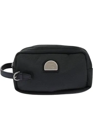 Burberry Pre-owned, unisex, Grijs, ONE Size, Pre-owned Canvas clutches