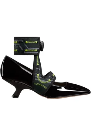 Dior Schoenen, Dames, Zwart, 36 EU, Leer, Zwarte Leren Pumps