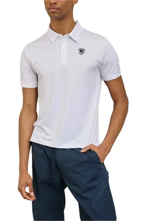Blauer Tops, Heren, Wit, M, Polyester, Ademende Polo Shirt Kemp