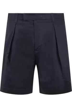 LOW BRAND Korte broeken, Heren, Blauw, W38, Katoen, Stretch katoenen Bermuda shorts