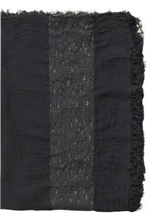 PESERICO SIGN Accessoires, Dames, Blauw, ONE Size, Vloeibare modal en Lurex juk
