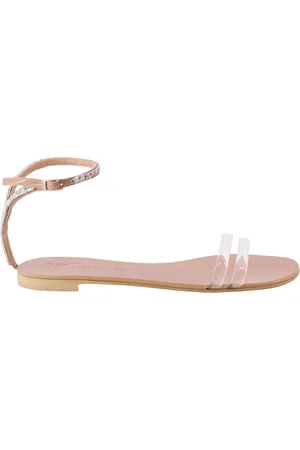 Giuseppe Zanotti Schoenen, Dames, , 36 EU, Kristalversierde enkelband sandalen