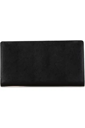 Prada Pre-owned, Dames, Zwart, ONE Size, Leer, Tweedehands leren portemonnees