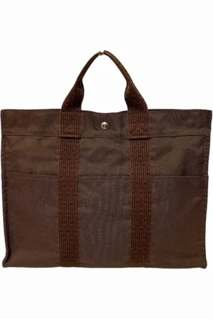 Hermès Pre-owned, unisex, Bruin, ONE Size, Pre-owned Canvas totes