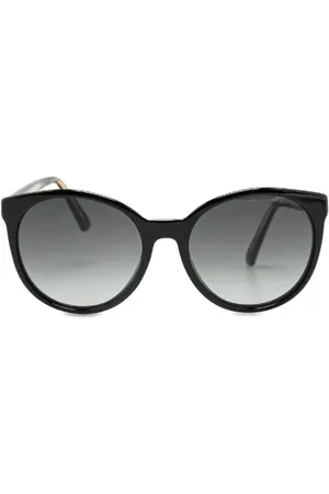 Gucci Pre-owned, Dames, Zwart, ONE Size, Pre-owned Plastic sunglasses
