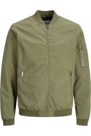 JACK & JONES Jassen, Heren, Groen, XL, Polyester, Groene Polyester Lente/Zomer Herenjas
