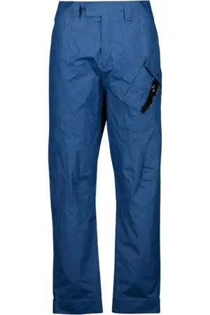 Dior Broeken, Heren, Blauw, M, Cargo broek