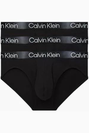 Calvin Klein Ondergoed, Heren, Zwart, XL, Katoen, Modern Structure Hip Brief