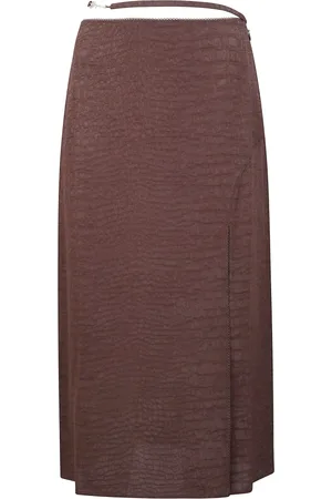 Jacquemus Rokken, Dames, Bruin, M, Nacht charme rok