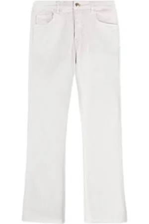 FAY Broeken, Dames, Wit, W30, Katoen, Skinny katoenen stretchbroek