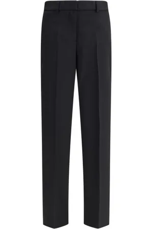 LARDINI Broeken, Dames, Zwart, S, Klassieke broek met zakken