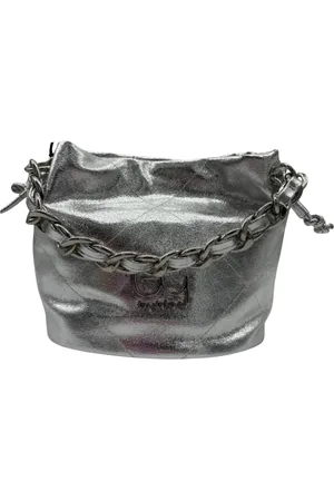 Byblos Tassen, Dames, Grijs, ONE Size, Leer, Metalen Ster Kettingtas