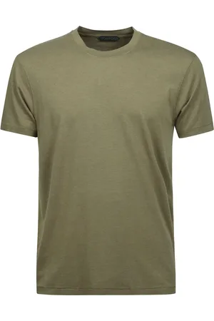 Tom Ford Tops, Heren, Groen, 2Xl, Katoen, Katoen Lyocell T-shirt