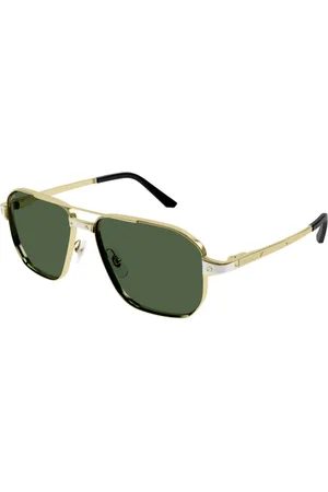 Cartier Accessoires, unisex, Geel, ONE Size, Stijlvolle zonnebril voor elke outfit