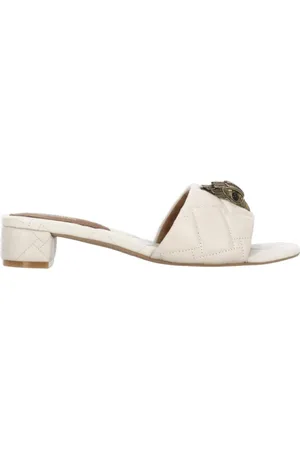 Kurt Geiger Schoenen, Dames, , 36 EU, Gewatteerde leren sandalen voor vrouwen