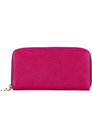 Bvlgari Pre-owned, Dames, Roze, ONE Size, Leer, Tweedehands leren portemonnees