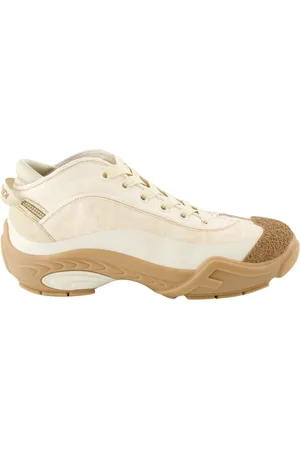 Fendi Schoenen, Heren, , 41 EU, Leer, Tweekleurige Veterschoenen Kurken Neus