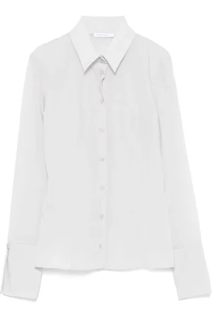 Patrizia Pepe Blouses & Shirts, Dames, Grijs, XS, Grijze Shirt voor Mannen