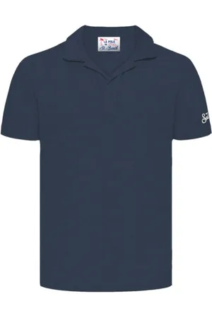 MC2 SAINT BARTH Tops, Heren, Blauw, S, Blauwe T-shirts en Polo