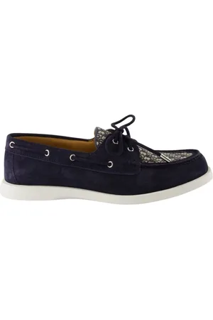 Dior Schoenen, Heren, Blauw, 43 EU, Leer, Granville Bootschoenen