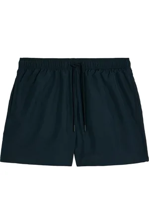 Lyle & Scott Badkleding, Heren, Blauw, M, Zwemkleding Waterreactief embleem zwemshort