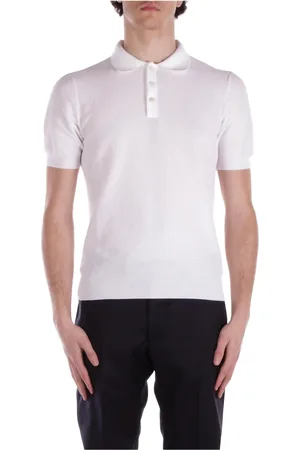 TAGLIATORE Tops, Heren, Wit, 3Xl, Katoen, T-shirts en Polo