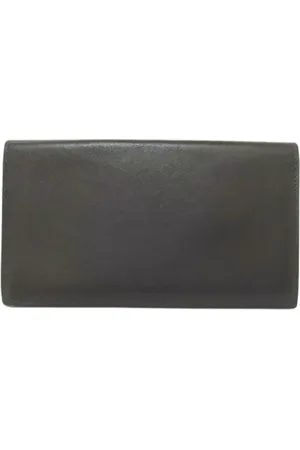 Hermès Pre-owned, Heren, Zwart, ONE Size, Leer, Tweedehands leren portemonnees