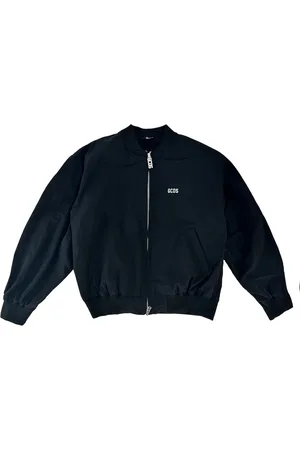 GCDS Jassen, Heren, Zwart, M, Nylon, Nylon Varsity Bomber Jas
