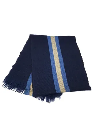 Gucci Pre-owned, Dames, Blauw, ONE Size, Pre-owned Silk scarves