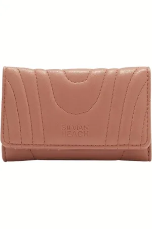 Silvian Heach Accessoires, Dames, Roze, ONE Size, Leer, Wallets Cardholders
