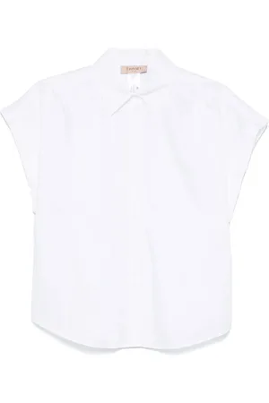 Twin-Set Blouses & Shirts, Dames, Wit, 2Xs, Stijlvol Optisch Wit Overhemd
