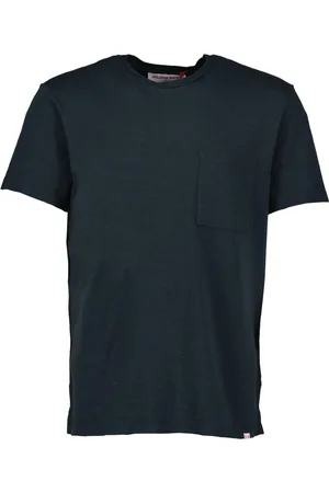 Orlebar Brown Tops, Heren, Blauw, S, Klassieke T-shirt voor heren