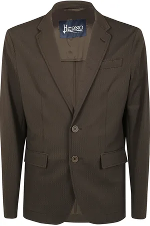 HERNO Jassen, Heren, Bruin, 2Xl, Lichte Herenjas