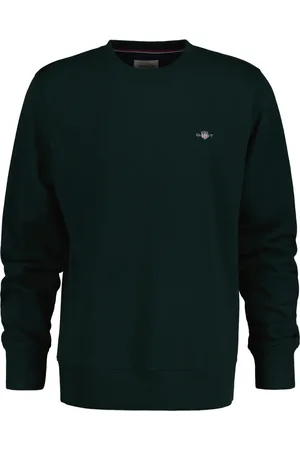 GANT Sweatshirts & Hoodies, Heren, Groen, L, Katoen, Stijlvolle Sweatshirts voor Mannen en Vrouwen
