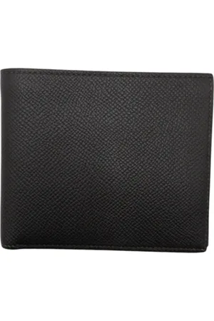 Hermès Pre-owned, Heren, Zwart, ONE Size, Leer, Tweedehands leren portemonnees